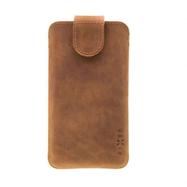 FIXED Bőrtok Posh, 5XL méret Brown