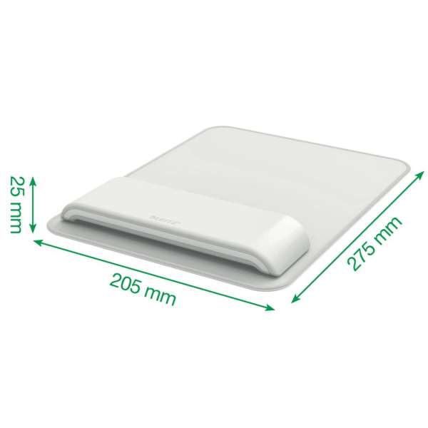 Leitz Ergo állítható magasságú csuklótámasszal Egérpad Light Grey