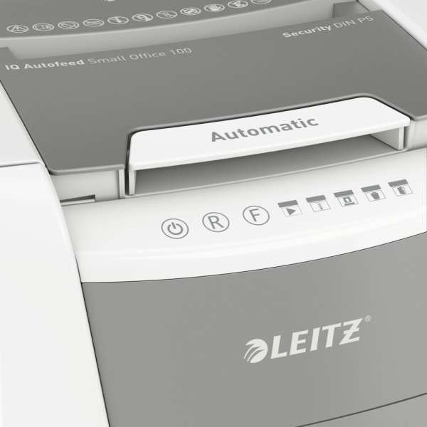 Leitz IQ AutoFeed SmallOffice 100 P5 Iratmegsemmisítő White
