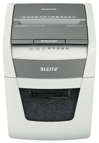 Leitz IQ AutoFeed SmallOffice 50X P4 Iratmegsemmisítő White