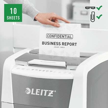Leitz IQ Office 300 Automata P4 Iratmegsemmisítő White
