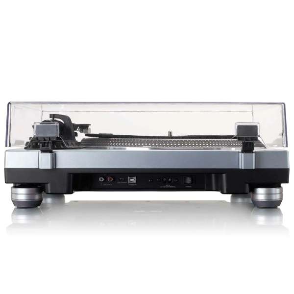 Lenco L-3809ME Direct drive Record Player with USB / PC Encoding Metallic Blue