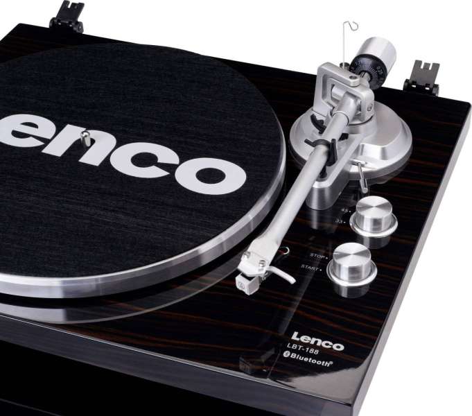 Lenco LBT-188 Ékszíj hajtású Lemezlejátszó Walnut