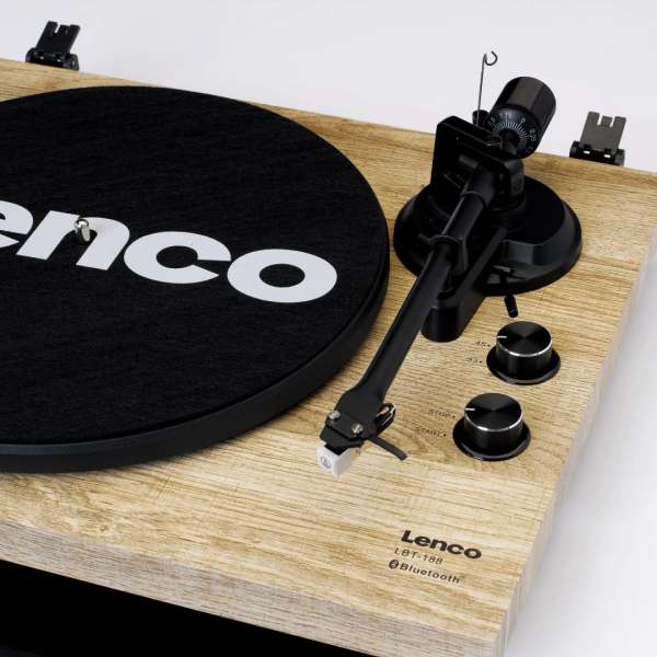 Lenco LBT-188PI Bluetooth Lemezlejátszó Wood
