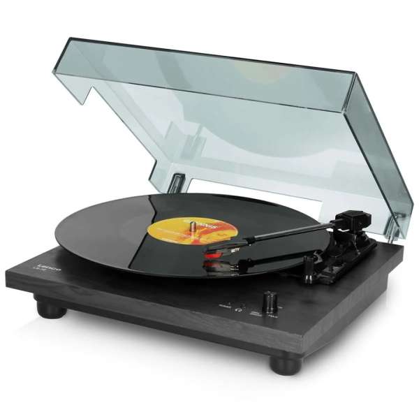 Lenco LS-60BK Record Player with Built in Speakers Black