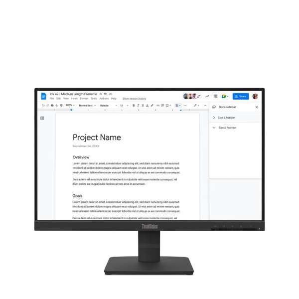 Lenovo 21,5" ThinkVision S22-4e IPS LED