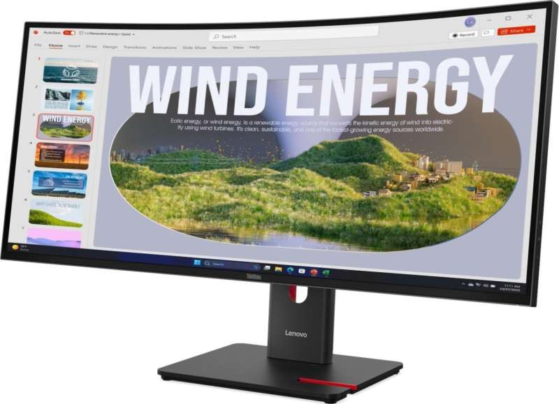 Lenovo 34" T34WD-40 LED Curved