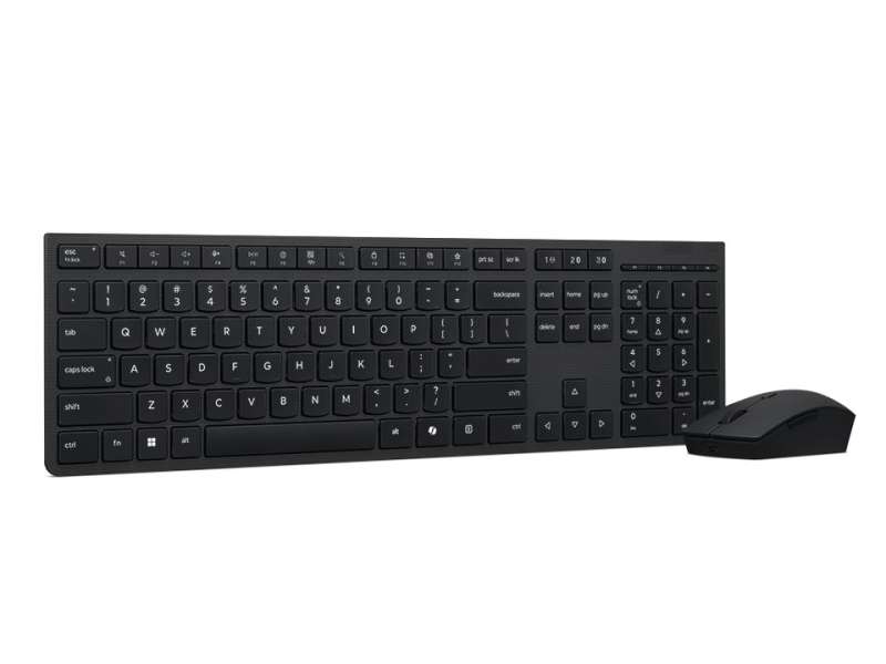 Lenovo Professional Wireless Rechargeable Combo Keyboard and Mouse Black HU