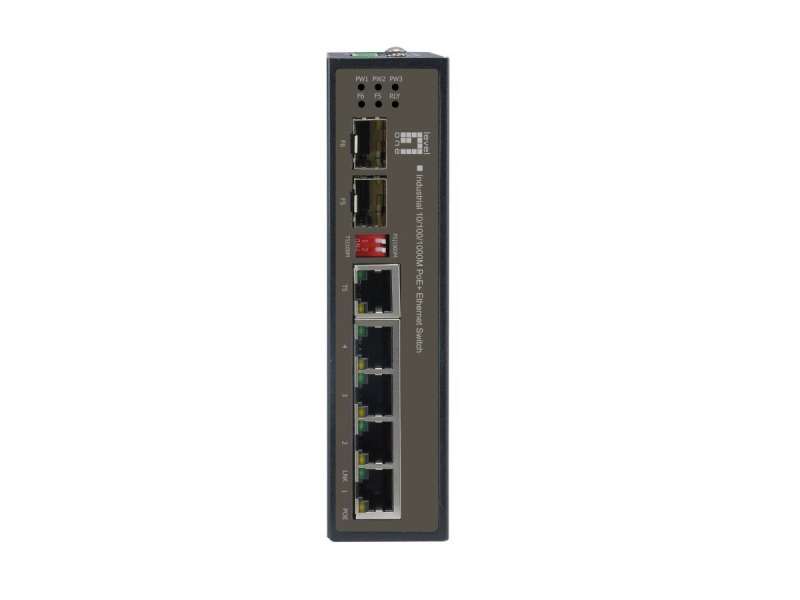 LevelOne IES-0610 6-Port Gigabit PoE Industrial Switch