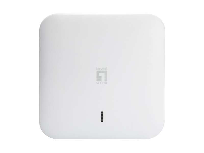 LevelOne WAP-8123 AC1200 Dual Band PoE Wireless Access Point White