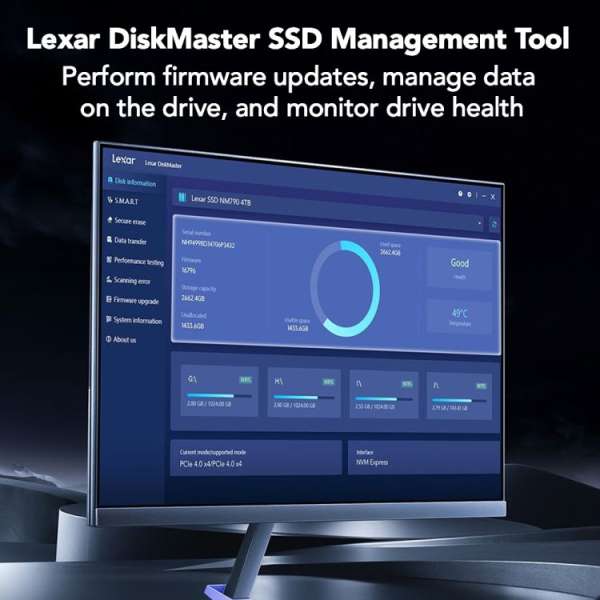 Lexar 1TB M.2 2280 NVMe NM1090 Pro