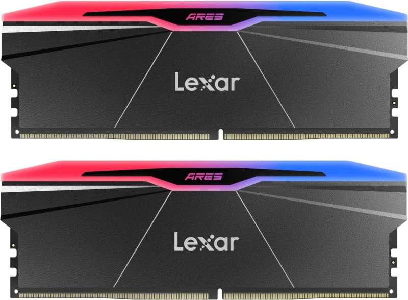 Lexar 32GB DDR5 6000MHz Kit(2x16GB) Ares RGB Black