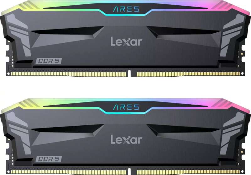Lexar 32GB DDR5 6800MHz Kit(2x16GB) ARES RGB Black