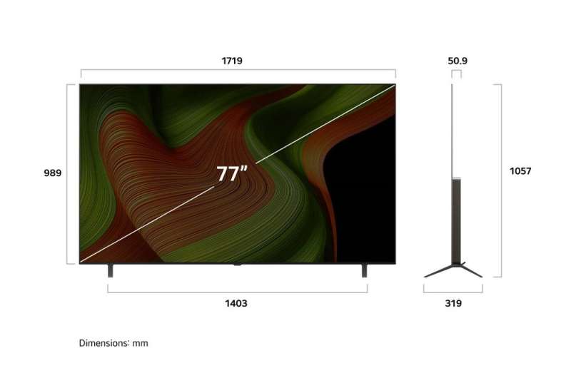 LG 77" OLED77B53LA OLED Smart