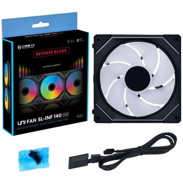 Lian Li Uni Fan SL-Inf Reverse Blade 140mm Black