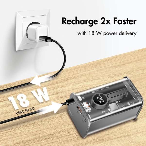 Logilink 10000 mAh PowerBank Grey