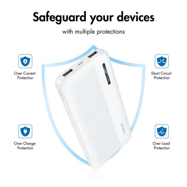 Logilink 10000 mAh PowerBank White