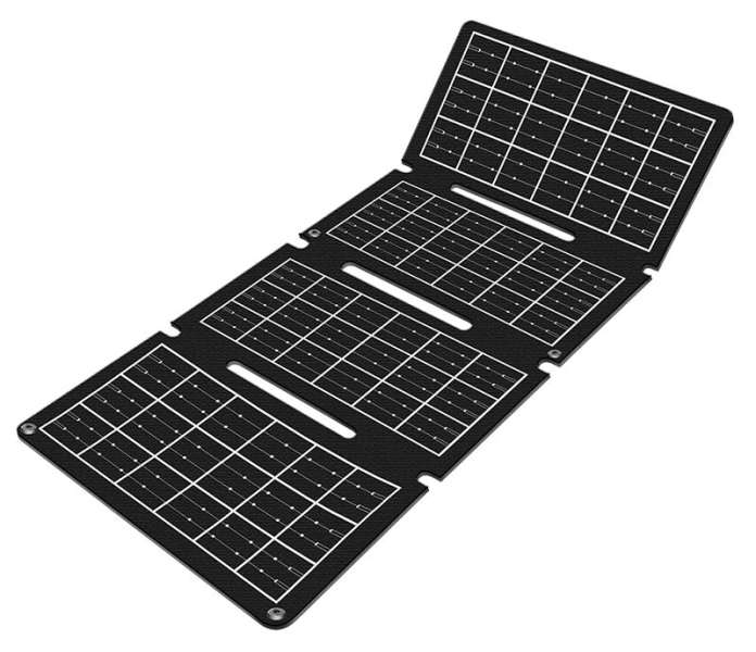 Logilink 15 W foldable solar panel Black