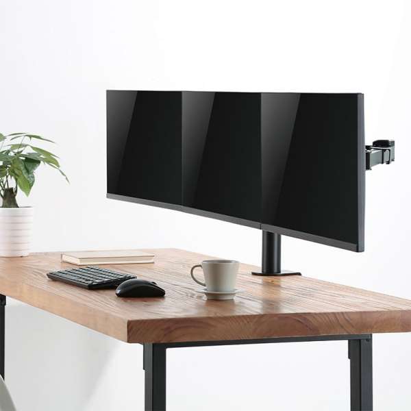 Logilink 17"-27" Triple Monitor Mount Black