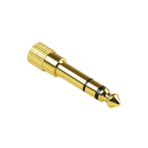 Logilink Audio adapter, 6.35 mm 3-pin/M to 3.5 mm 3-pin/F Zinc