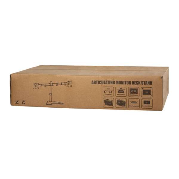 Logilink BP0099 Dual monitor stand 17"-32" Black