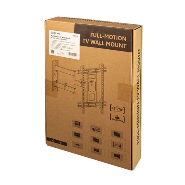 Logilink BP0112 TV wall mount 32–70" Black
