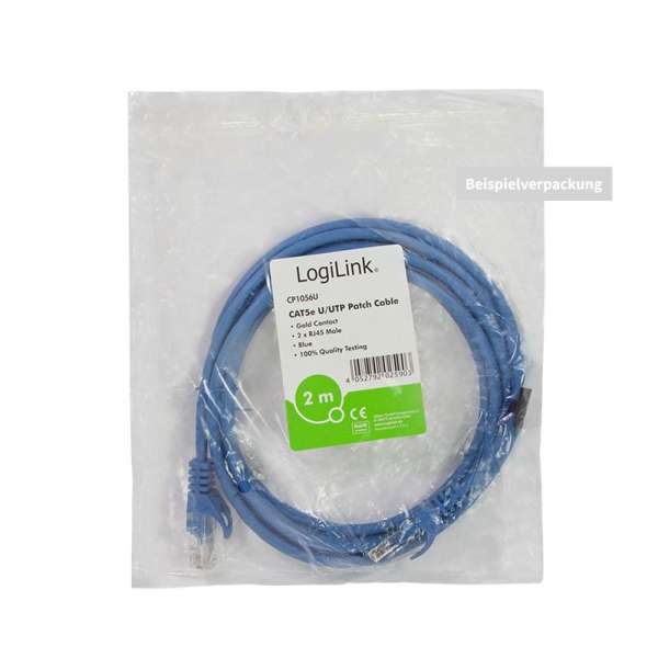 Logilink CAT5e U-UTP Patch Cable 3m Blue