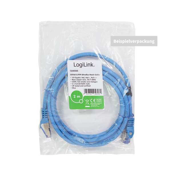 Logilink CAT6A S-FTP Patch Cable 1,5m Blue