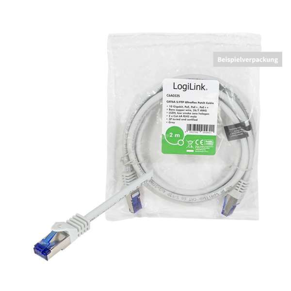Logilink CAT6A S-FTP Patch Cable 3m Grey