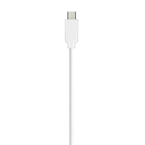 Logilink Dual micro USB socket adapter with fixed cable 2x USB-A 10,5W White