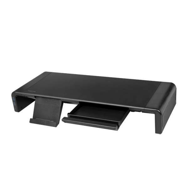 Logilink Ergonomic tabletop monitor riser Black