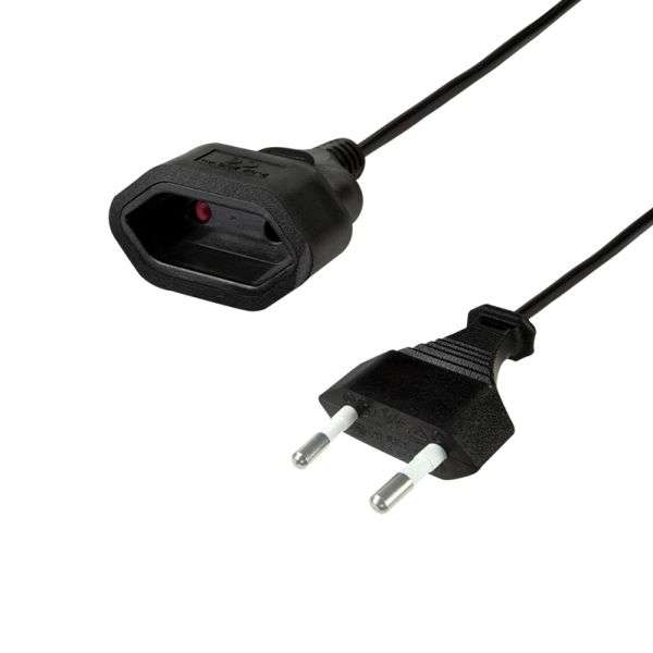 Logilink Hálózati Hosszabbító 0,2m Black