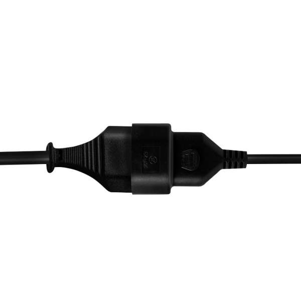 Logilink Hálózati Hosszabbító 0,2m Black
