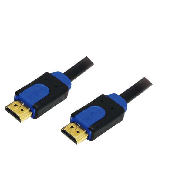 Logilink HDMI male/male 4K/30 Hz cable 3m Black/Blue