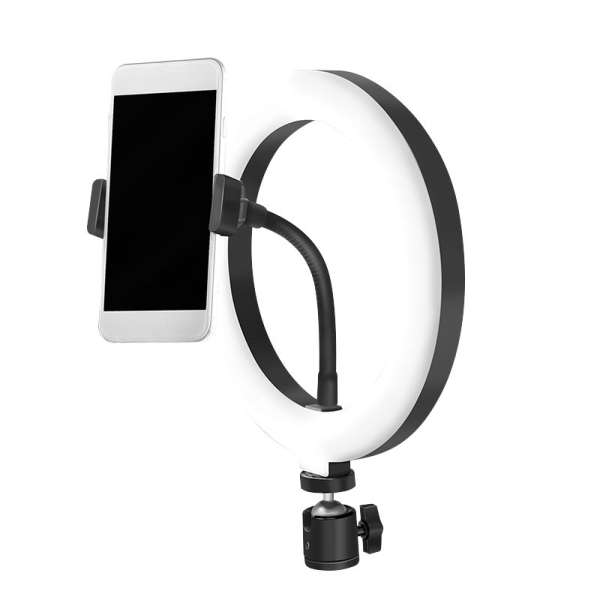 Logilink 20cm LED Ring Light with Lighting Controls
