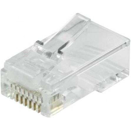 Logilink RJ45 modular plug Cat.6 unshielded pass through 50 pcs