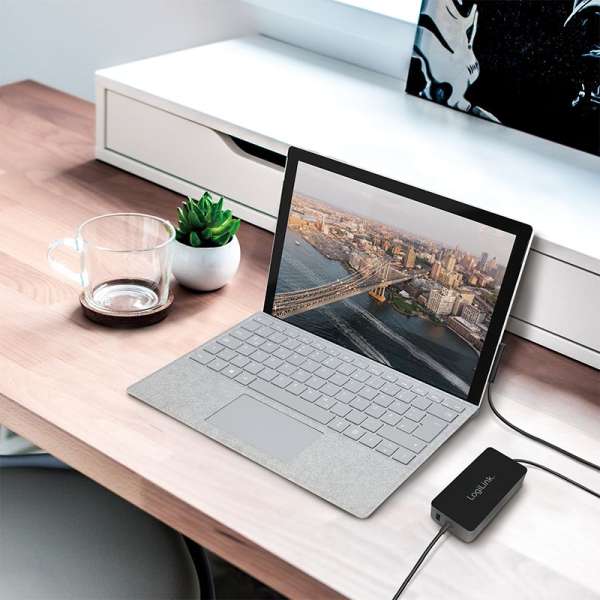 Logilink PA0197 Surface Laptop Charger Black