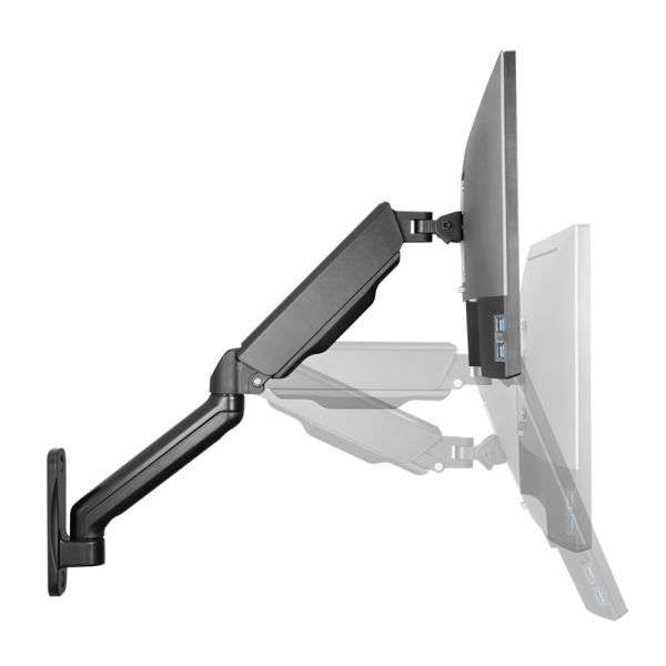 Logilink Monitor wall mount gas spring 90–540mm17"-32" Black