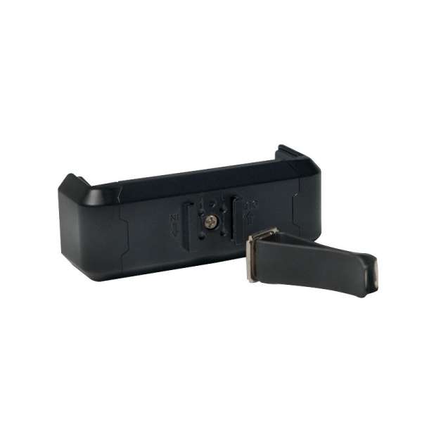Logilink PA0133 USB car charger + mobile holder Black