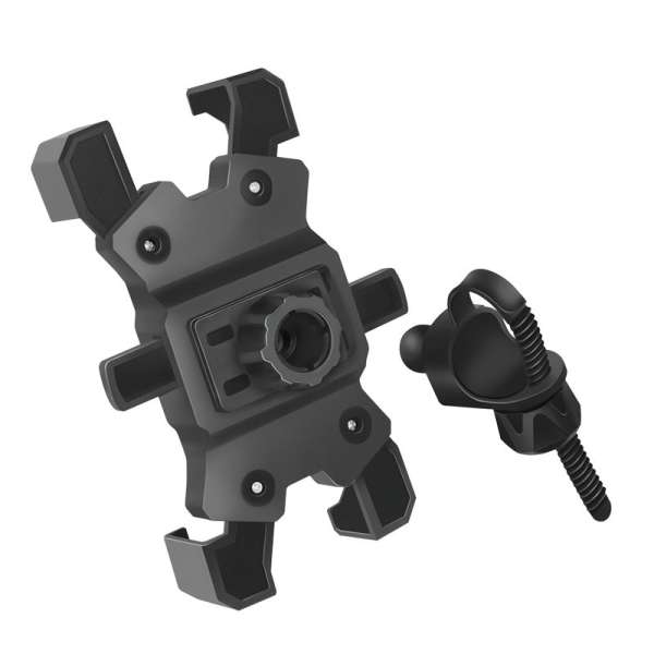 Logilink Smartphone bicycle holder with double lock Black