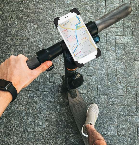 Logilink Smartphone bicycle holder with double lock Black