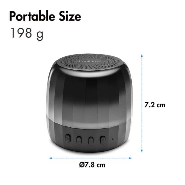 Logilink SP0064 Bluetooth Speaker Black