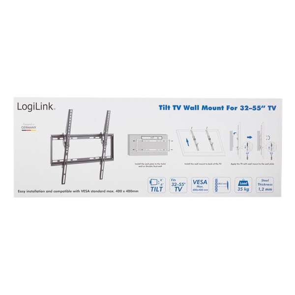 Logilink BP0037 TV wall mount 32–55" Black
