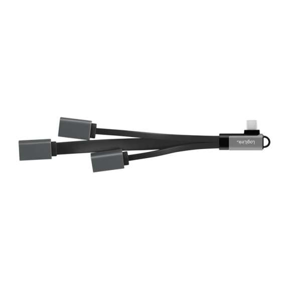 Logilink UA0361 USB-C 3-Port Hub Black/Grey