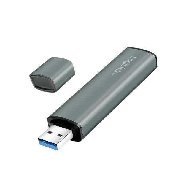 Logilink UA0394 USB 3.2 Gen2 2-port hub with card readers Aluminium