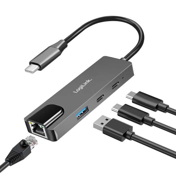 Logilink UA0432 2,5G Gigabit Ethernet Adapter Grey