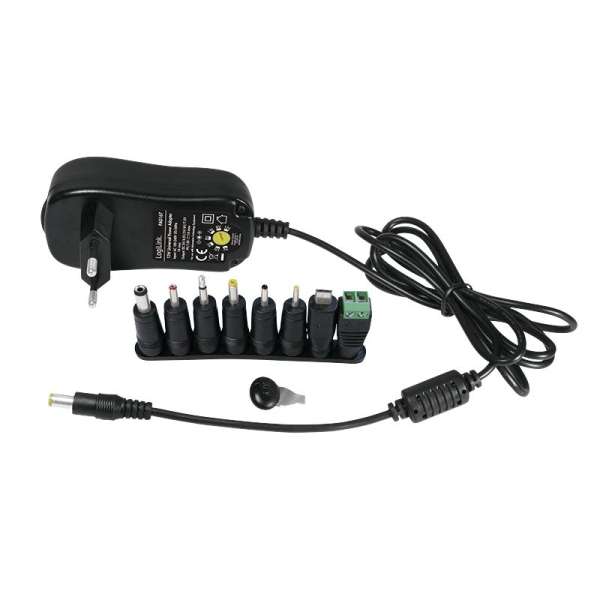 Logilink PA0167 Universal power supply 3-12V 12W Black