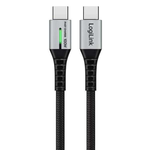 Logilink USB 2.0 Type-C male to male cable 1m White