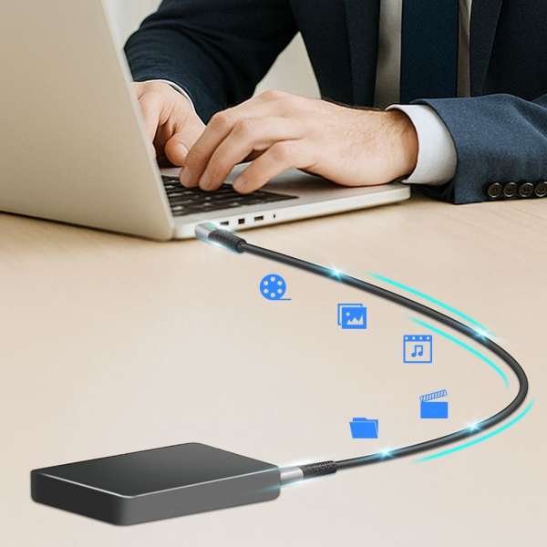 Logilink USB 3.2 Gen2x2 Type-C C/M - C/M 0,3m Black