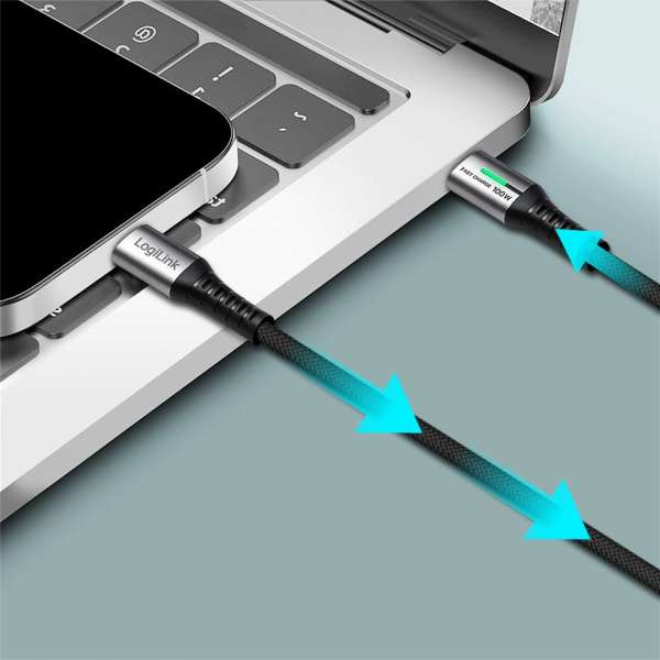 Logilink USB 3.2 Gen2x2 Type-C C/M - C/M 2m Black